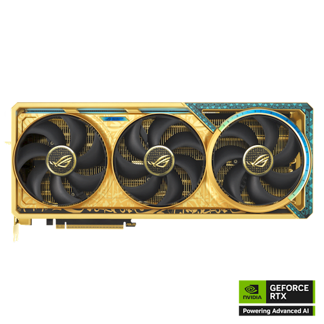 用了6.5克真黄金！华硕推出ROG RTX 5080 Dhahab显卡：外观同样奢华